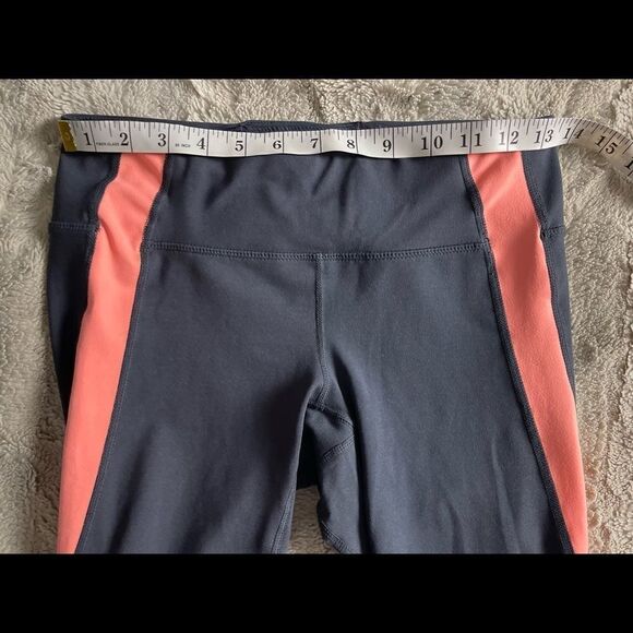 gap body 7/8 leggings size small blue/orange - Picture 5 of 7